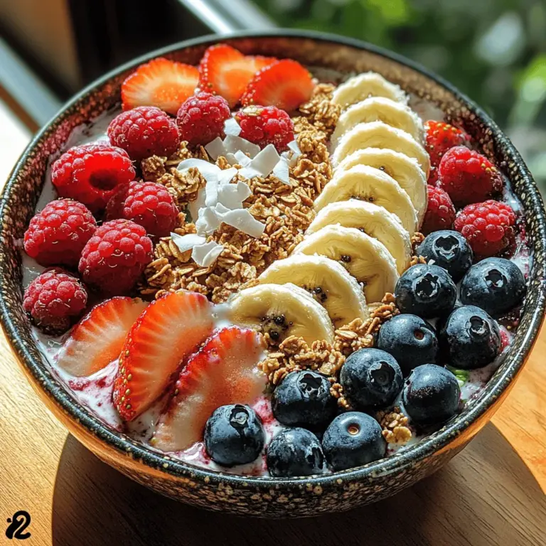 To create the Berrylicious Bliss Bowl, it's essential to familiarize yourself with the star ingredients that contribute to its flavor, texture, and nutritional value. Each component plays a unique role, enhancing not only the taste but also the overall health benefits of the bowl.