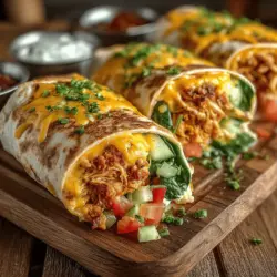 Cheesy Buffalo Ranch Chicken Wraps: A Flavorful Delight