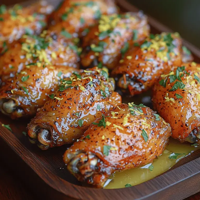Chicken wings have carved out a special place in culinary culture, transcending their humble origins to become a beloved staple in homes and restaurants alike. From sports bars to family gatherings, these savory bites are synonymous with flavor and fun. The versatility of chicken wings allows them to be dressed in an array of sauces and seasonings, making them a canvas for culinary creativity. In this article, we introduce an exciting recipe for Zesty Crunch Lemon Pepper Wings, a unique twist that combines refreshing citrus with a satisfying crunch. This dish strikes a harmonious balance between zest, heat, and texture, making it an ideal choice for everything from casual weeknight dinners to festive gatherings.