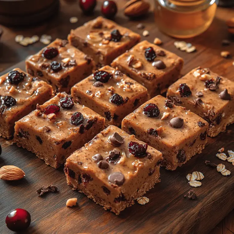 One of the standout features of Nutty Delight Almond Butter Bars is their adaptability. Dried fruits like cranberries, apricots, and raisins can add a natural sweetness and chewy texture, while nuts such as walnuts, pecans, or cashews can introduce a delightful crunch. The ability to customize your bars means that you can cater to particular taste preferences or dietary needs, ensuring that everyone can enjoy them.