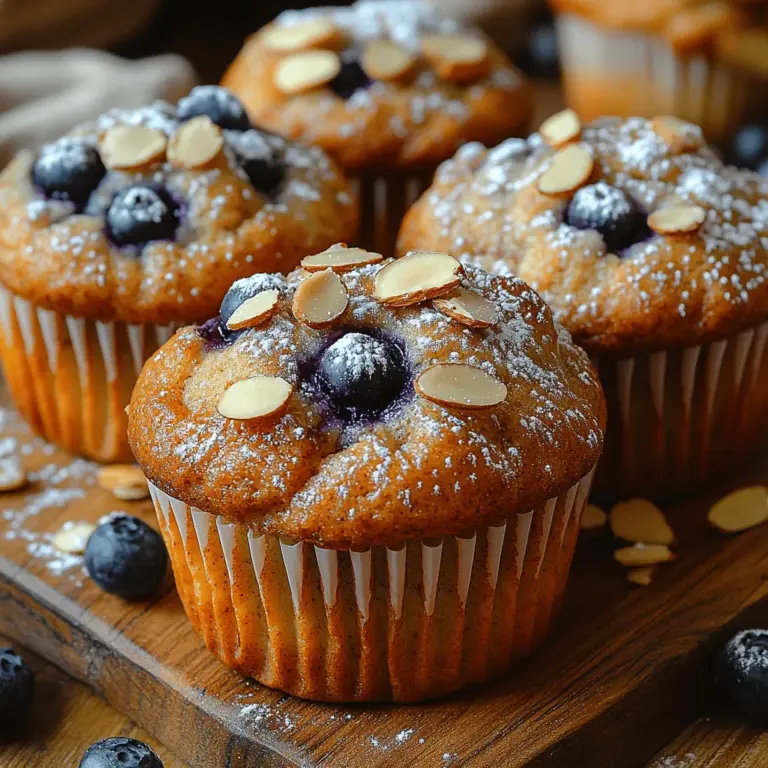 When it comes to baked goods that bring joy and satisfaction, few can compete with the charm of muffins. Among them, Delightful Sweet Blueberry Almond Muffins stand out, offering a delectable combination of sweet and nutty flavors that are sure to please any palate. This recipe is not just a treat for your taste buds; it’s a celebration of the wholesome ingredients that come together to create a delightful snack or breakfast option.