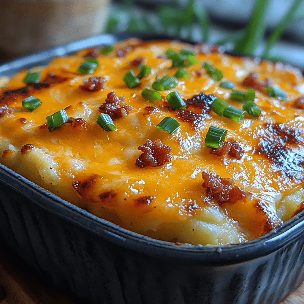 When it comes to comfort food, few dishes can compete with a well-made casserole. Among the myriad of options, the Cheddar Bacon Mashed Potato Casserole stands out as a quintessential favorite, combining the rich flavors of cheese and bacon with the creamy texture of mashed potatoes. This dish is not just a meal; it's a warm hug on a plate, perfect for any occasion, be it a family gathering, a weeknight dinner, or a festive celebration.