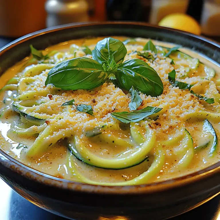 In recent years, zucchini noodles, or "zoodles," have become a culinary sensation, capturing the hearts (and plates) of health-conscious eaters everywhere. As more people adopt plant-based diets, the quest for satisfying alternatives to traditional pasta has led to the rise of creative vegetable-based dishes. Among these, creamy zucchini noodle Alfredo stands out as a delightful option that combines flavor with nutrition. This recipe not only provides a rich, indulgent experience but also aligns with a lifestyle focused on wholesome eating.