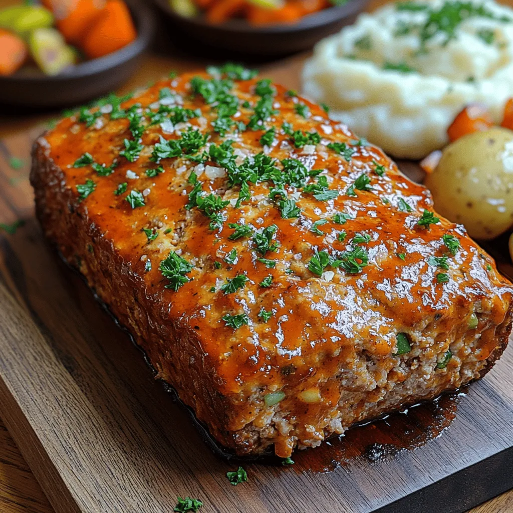 The Spicy Buffalo Turkey Meatloaf is more than just another recipe; it’s an invitation to enjoy a beloved comfort food while being mindful of nutrition. Ground turkey serves as a leaner alternative to beef, making it an excellent choice for those looking to reduce fat intake without sacrificing flavor. The addition of spicy buffalo sauce not only enhances the taste but also adds an exciting layer of complexity that standard meatloafs often lack. This dish captures the essence of comfort food while catering to contemporary dietary needs, making it suitable for both weeknight dinners and special occasions.