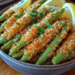 If you're looking for a delicious and health-conscious way to enjoy your vegetables, look no further than Crunchy Garlic Green Bean Fries. This innovative recipe transforms the humble green bean into a crunchy, flavorful snack or side dish that even the pickiest eaters will love. Not only do these green bean fries satisfy your craving for crunch, but they also pack a nutritional punch, making them an excellent addition to any meal.