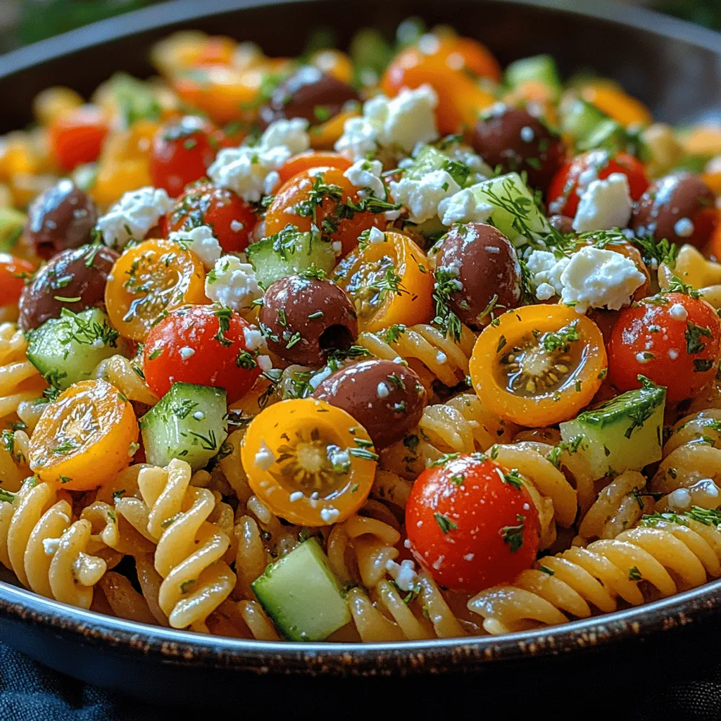 Pasta salads have gained immense popularity as a go-to dish for gatherings, picnics, and potlucks, offering a delightful balance of flavors and textures that appeals to all palates. Among the myriad of variations available, the Creamy Greek Pasta Salad stands out as a vibrant and healthful option, infused with the essence of the Mediterranean. This dish is not only a feast for the eyes with its colorful ingredients but also a nutritious choice that combines the heartiness of pasta with the freshness of vegetables and the rich flavors of Greek cuisine.