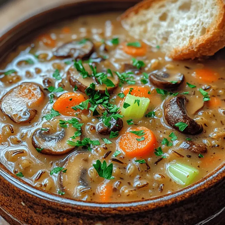 In the realm of comfort food, few dishes evoke the warmth and satisfaction of a steaming bowl of soup. Among the myriad options available, Creamy Mushroom Wild Rice Soup stands out as a hearty, nourishing choice that combines rich flavors with wholesome ingredients. This delightful soup not only warms the soul but also provides a perfect balance of textures and tastes, making it an ideal meal for any season.