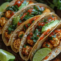 Spicy Cauliflower Air-Fried Tacos: A Flavorful Plant-Based Delight