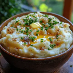 Creamy Garlic Mashed Potatoes: A Comforting Side Dish