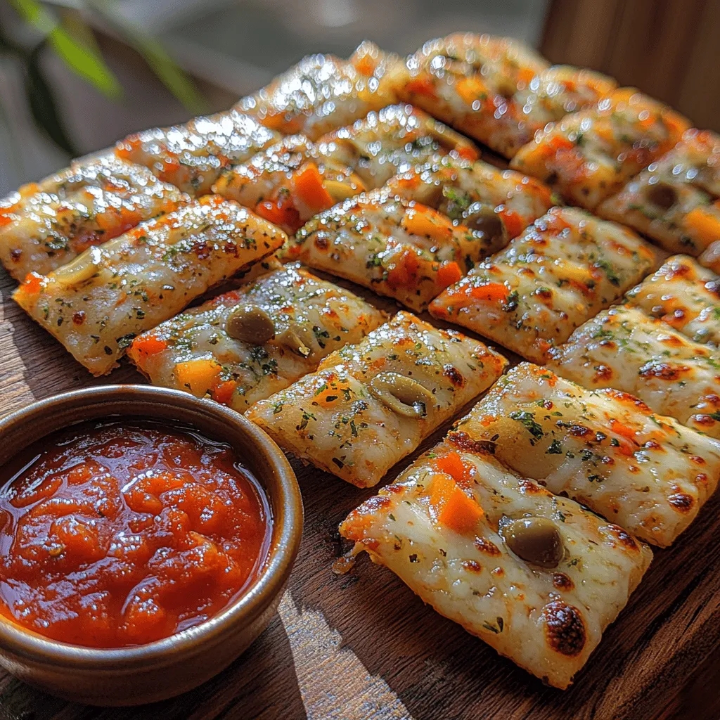 In the ever-evolving world of culinary creativity, snacks are no longer confined to traditional offerings. Enter the Crunchy Veggie Pizza Crackers—a delightful and health-conscious snack option that brings together the flavors of pizza in a fun, bite-sized form. As the trend of incorporating more vegetables into everyday recipes gains momentum, this recipe stands out as a perfect solution for parents and anyone looking to boost their vegetable intake in a delicious manner. Not only are these crackers a hit with kids, making them an ideal addition to lunchboxes or after-school snacks, but they are also versatile enough to serve at family gatherings, parties, or even as a solo treat during a cozy night in.