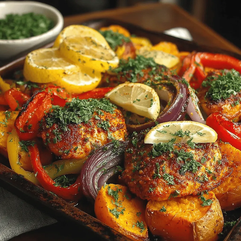When it comes to wholesome, delicious meals that require minimal effort, the Smoked Paprika Chicken & Sweet Potato Traybake stands out as a favorite. This dish combines tender chicken thighs with vibrant vegetables and sweet potatoes, all enhanced by the warm, smoky notes of paprika. It's not only a feast for the taste buds but also a nutritious option that can easily feed the entire family. The allure of one-pan meals lies in their simplicity; they allow busy families to enjoy a home-cooked meal without excessive clean-up, making it a perfect choice for weeknight dinners.