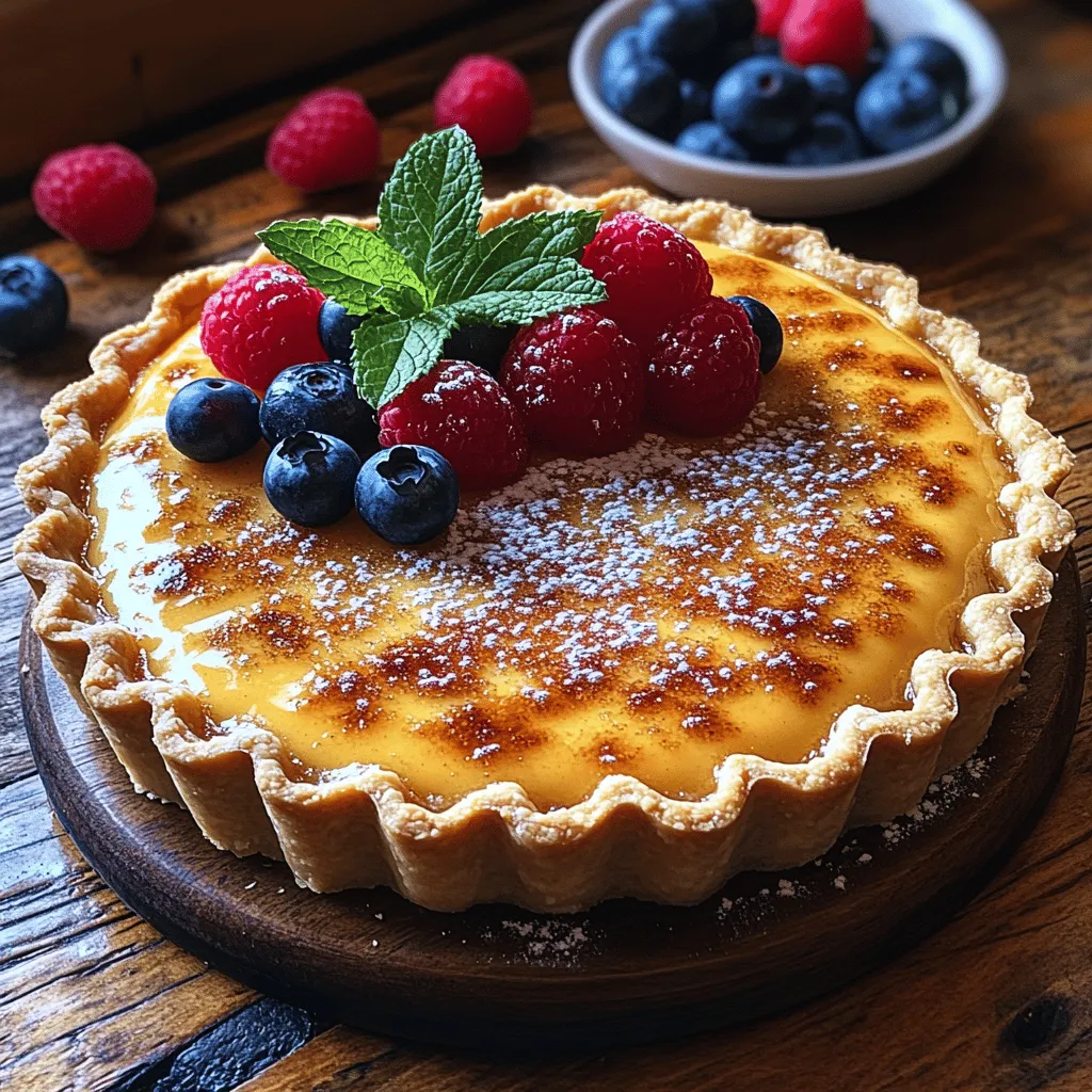 Indulging in a homemade dessert can elevate any occasion, and the Velvety Vanilla Custard Tart is a classic choice that perfectly marries elegance with simplicity. This delightful dessert features a creamy custard filling nestled within a flaky, buttery crust, making it an ideal centerpiece for gatherings or a sweet treat for cozy nights at home. Whether you’re celebrating a special event or simply treating yourself, this tart is sure to satisfy your sweet tooth while impressing your guests with its sophistication.