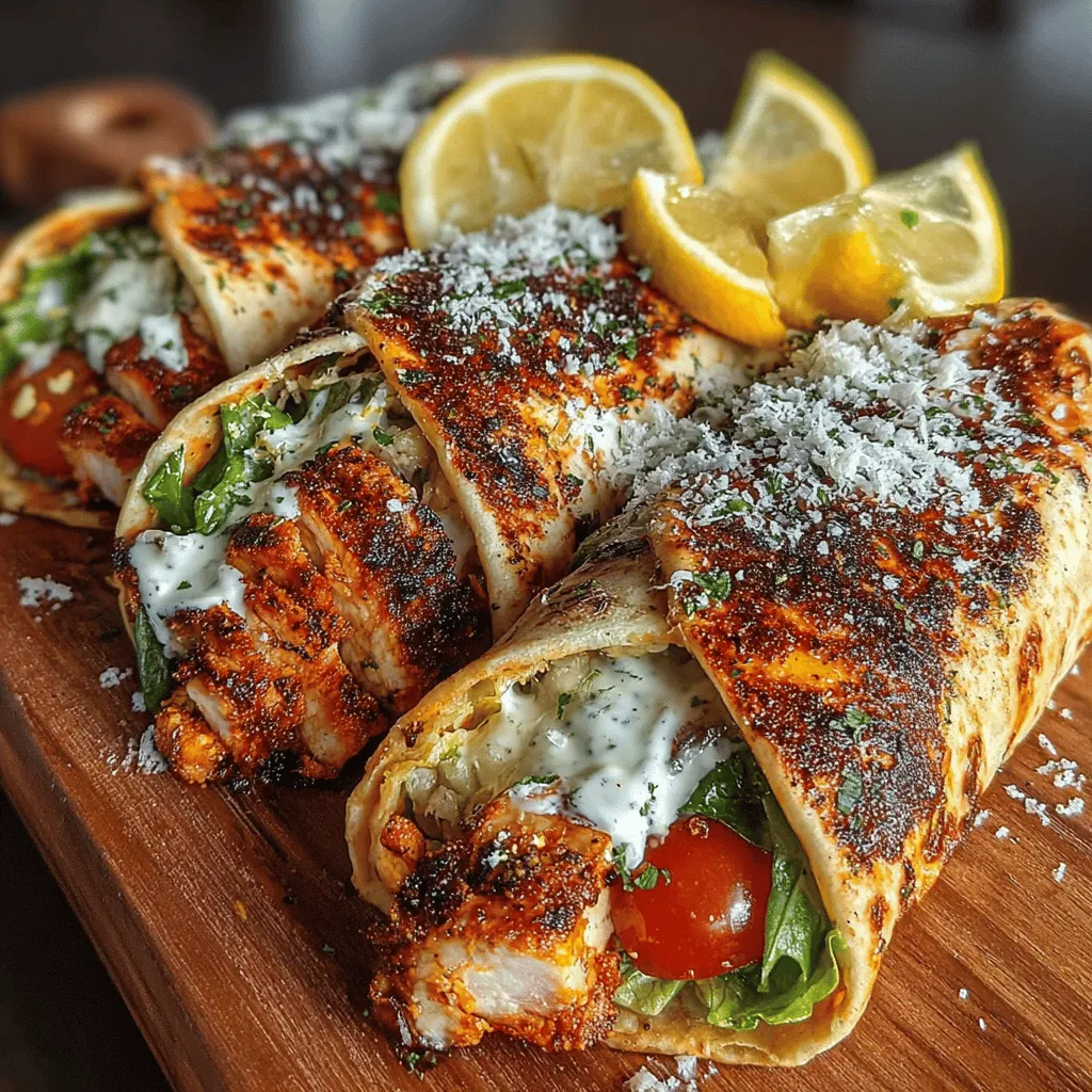 In the realm of weeknight dinners and quick meals, the Zesty Blackened Chicken Caesar Wraps offer a delightful twist on the classic Caesar salad. Combining the rich, spicy flavor of blackened chicken with the crisp, refreshing elements of a Caesar wrap, this recipe stands out as a perfect solution for busy families and health-conscious individuals alike. Not only are these wraps packed with flavor and nutrition, but they also provide a convenient option for those seeking a quick yet satisfying meal. In this article, we will explore the intricate details of the Zesty Blackened Chicken Caesar Wraps recipe, including the ingredients, cooking techniques, and the overall appeal of this dish.