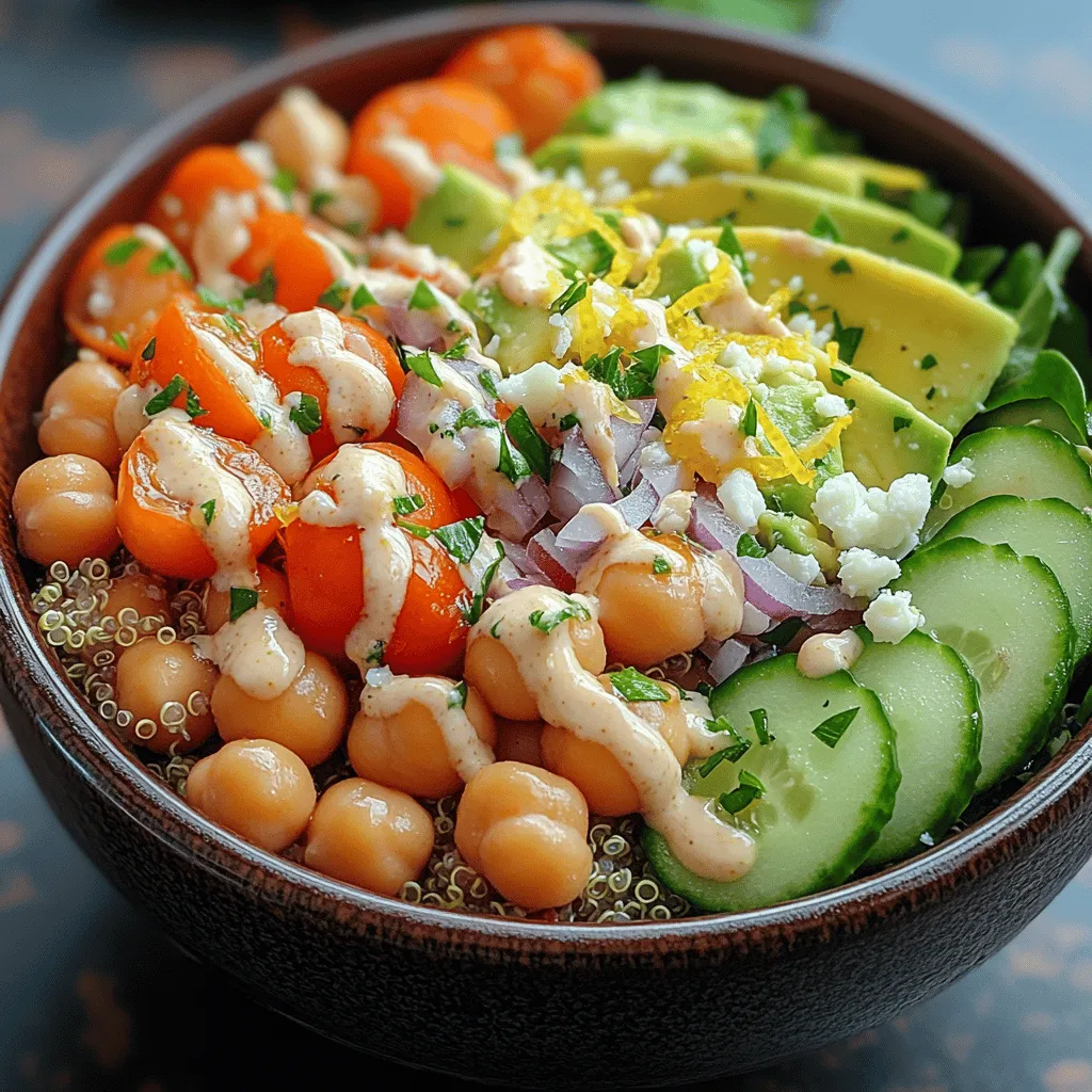 In recent years, power bowls have surged in popularity as a go-to option for those seeking nutritious and satisfying meals. These bowls, often packed with a variety of ingredients, provide a well-rounded balance of flavors, textures, and nutrients. The Zesty Lemon Quinoa Power Bowl stands out as a vibrant choice that not only delights the palate but also nourishes the body. This recipe combines wholesome ingredients, including quinoa, chickpeas, fresh vegetables, and a zesty lemon dressing, to create a dish that is both flavorful and healthful.