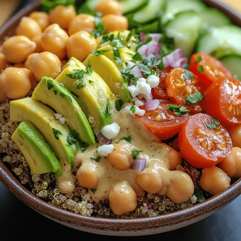 In recent years, power bowls have surged in popularity as a go-to option for those seeking nutritious and satisfying meals. These bowls, often packed with a variety of ingredients, provide a well-rounded balance of flavors, textures, and nutrients. The Zesty Lemon Quinoa Power Bowl stands out as a vibrant choice that not only delights the palate but also nourishes the body. This recipe combines wholesome ingredients, including quinoa, chickpeas, fresh vegetables, and a zesty lemon dressing, to create a dish that is both flavorful and healthful.