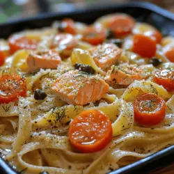 Creamy Lemon Dill Salmon Pasta: A Culinary Delight