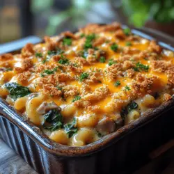 Creamy Tuna Spinach Casserole: A Deliciously Nutritious Comfort Dish