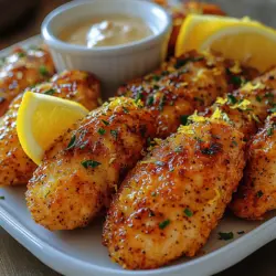 Crispy Lemon Pepper Chicken Tenders: Step-by-Step Cooking and Flavor Enhancements