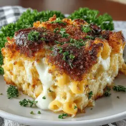 Cheesy Dreamy Baked Mac & Crispy Crunch