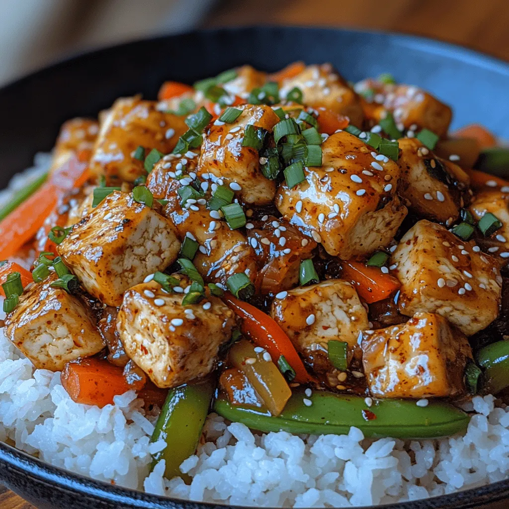 Welcome to the world of bold flavors and vibrant aromas with our Fiery Sichuan Tofu Stir Fry! This dish is a delightful fusion of textures and tastes, showcasing the essence of Sichuan cuisine, known for its spicy and numbing flavors. Whether you're a seasoned chef or a culinary novice, this recipe offers a straightforward approach to creating an unforgettable meal that tantalizes the palate.
