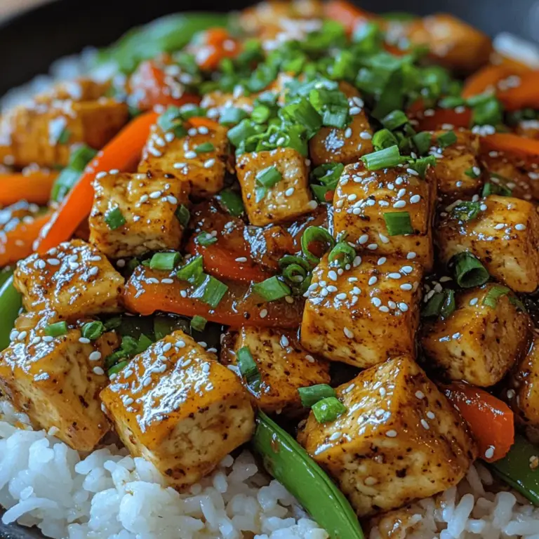 Welcome to the world of bold flavors and vibrant aromas with our Fiery Sichuan Tofu Stir Fry! This dish is a delightful fusion of textures and tastes, showcasing the essence of Sichuan cuisine, known for its spicy and numbing flavors. Whether you're a seasoned chef or a culinary novice, this recipe offers a straightforward approach to creating an unforgettable meal that tantalizes the palate.
