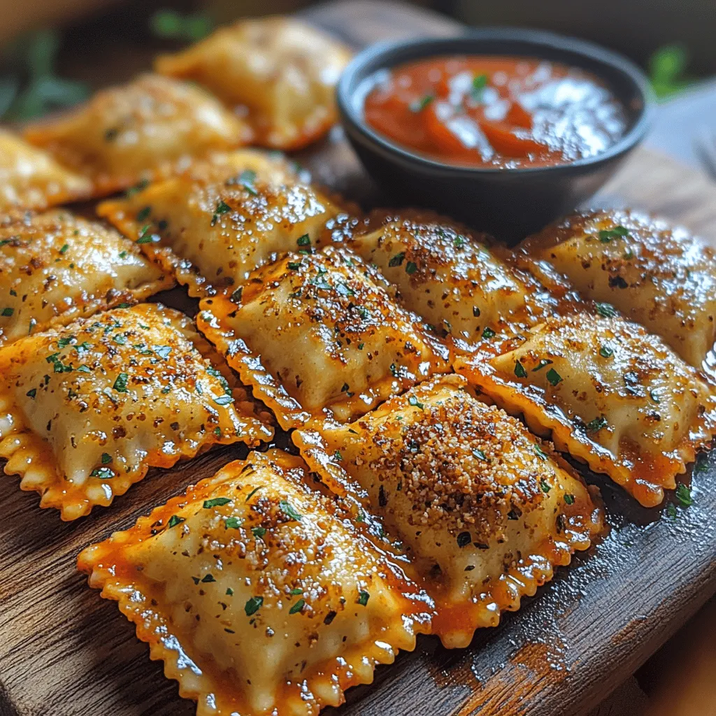 In the realm of culinary delights, few dishes evoke the warmth and comfort of Italian cooking quite like ravioli. These pasta pockets, filled with a variety of cheeses, meats, or vegetables, have long been a beloved staple in homes and restaurants alike. However, if you’re seeking a modern twist on this classic dish, look no further than Crunchy Air-Fryer Ravioli Bites. This innovative recipe takes ordinary cheese ravioli and transforms it into a crispy, golden snack that’s perfect for any occasion—be it a festive gathering, a casual get-together, or a cozy night in with family.