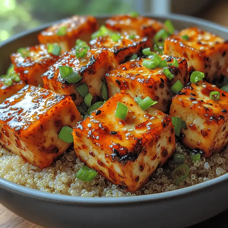 Tofu has surged in popularity over the past few decades, embracing a prominent role in the diets of health-conscious individuals, plant-based enthusiasts, and culinary adventurers alike. Once relegated to the sidelines as a bland meat substitute, tofu has now become a versatile superstar in modern cuisine. From savory stir-fries to creamy desserts, this soy-based protein can be transformed in countless ways. Among the myriad of tofu recipes, "Crispy Sriracha Roasted Tofu with a Kick!" stands out, enticing not only vegans and vegetarians but also anyone willing to indulge in a deliciously spicy experience. This dish is a perfect harmony of crispiness and flavor, making it a delightful addition to any meal.