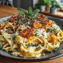 Savory Butternut Squash & Sage Pasta