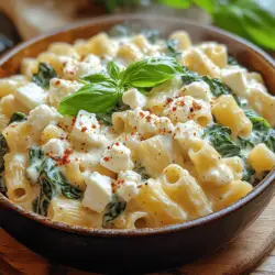 Sautéing garlic is a crucial step in achieving the depth of flavor that makes this creamy spinach feta pasta truly delightful. Begin by heating a tablespoon of olive oil in a large skillet over medium heat. The key to perfect sautéed garlic lies in the timing; you want it to become fragrant and golden without burning.