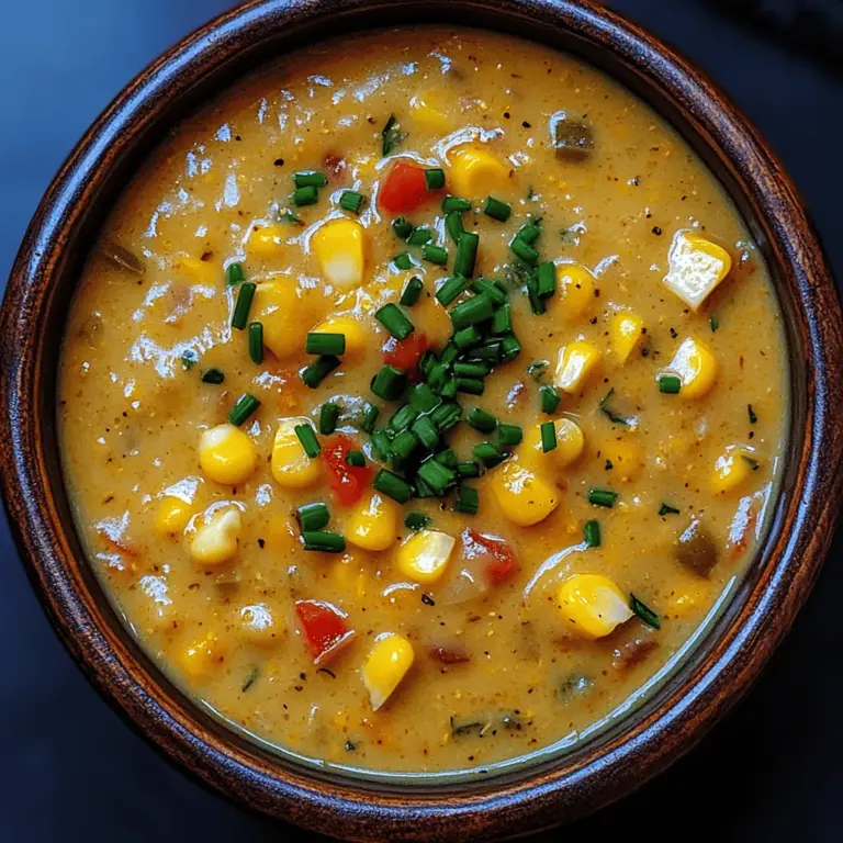 Chowder has long been celebrated for its comforting qualities, offering warmth and heartiness that can soothe the soul on a chilly day. This beloved dish, with its rich and creamy texture, has evolved through the years, becoming a staple in many households. Among the myriad of chowder varieties, Creamy Sweet Corn Chowder stands out as a delightful choice, perfect for any season. Whether enjoyed in the warmth of summer or the crispness of fall, this chowder brings a burst of sunshine to the table, making it a favorite among families and friends alike.