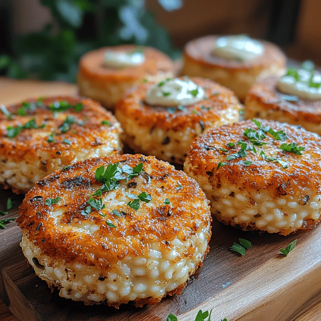 Risotto has long been celebrated as a staple of Italian cuisine, known for its rich, creamy texture and luxurious flavor profile. This dish has gained immense popularity across the globe, thanks to its versatility and ability to be transformed into various culinary delights. Whether served plain, adorned with seafood, or enhanced with seasonal vegetables, risotto is a canvas for creativity in the kitchen. Today, we’re excited to introduce a unique variation: Creamy Mushroom Risotto Cakes. This dish combines the beloved essence of traditional risotto with a delightful twist, resulting in crispy, golden cakes that are packed with savory flavors and a creamy interior.