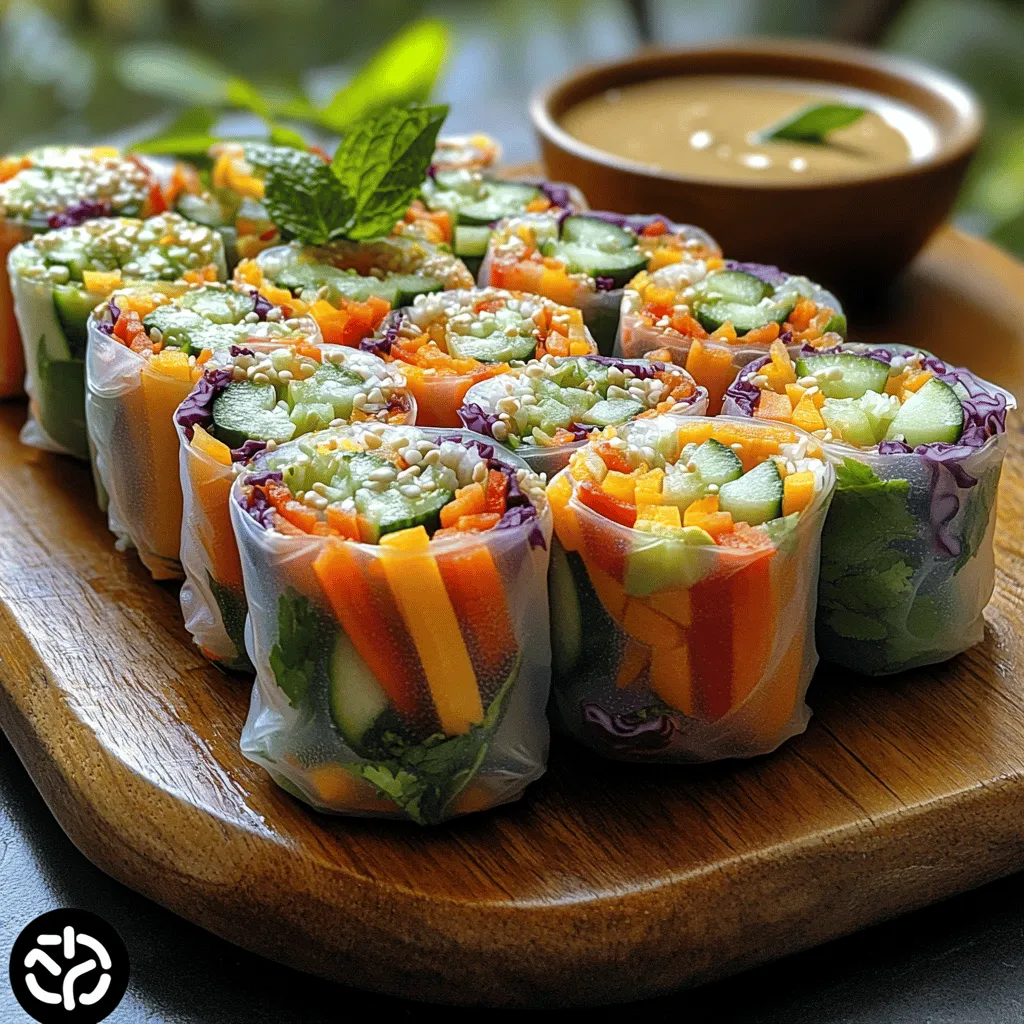 To achieve that perfect crunch and delightful chewiness in your crispy rainbow veggie spring rolls, keep the following tips in mind: