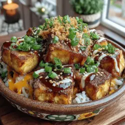 Crispy Tofu Delight with Spicy Peanut Sauce