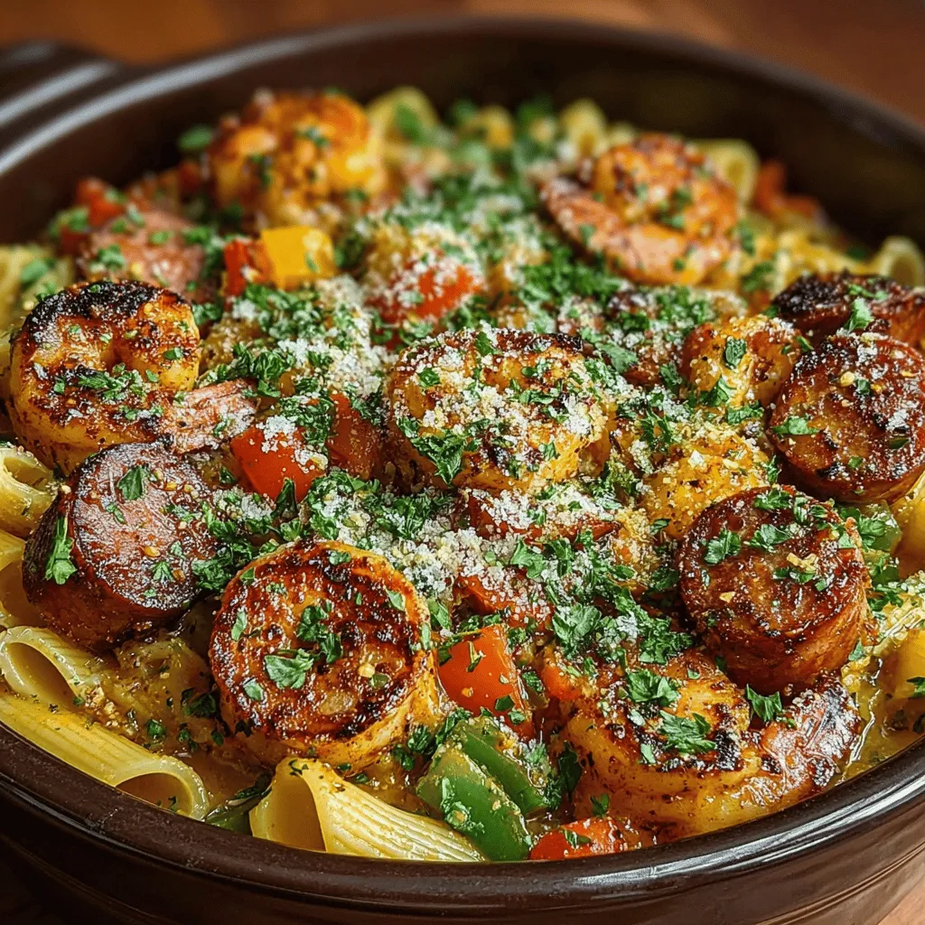 When it comes to weeknight dinners, few recipes can compete with the ease and deliciousness of a one-pot meal. One standout option is the Zesty One-Pot Cajun Shrimp & Sausage Pasta. This dish combines succulent shrimp and hearty sausage with perfectly cooked pasta, all infused with the bold, vibrant flavors of Cajun cuisine. Not only does it deliver a delightful taste experience, but it also simplifies the cooking process, making it an ideal choice for busy families seeking nutritious and satisfying meals.